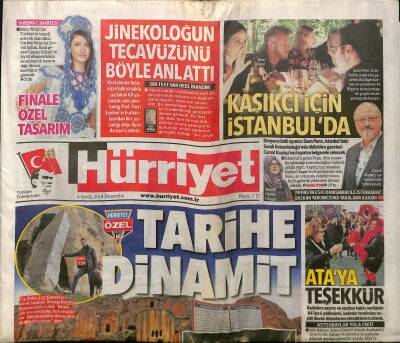 Hürriyet Gazetesi 6 Aralık 2018 - Pamukovada İhlal Ve Tazminat - Sean Penn , Cemal Kaşıkçı İçin Türkiyede GZ125600 - 1