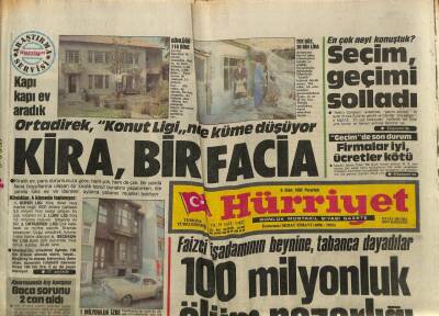 Hürriyet Gazetesi 6 Ekim 1986 - Muayene 500 Lira , İlçe Hastaneleri Paralı Oluyor GZ88270 - 1
