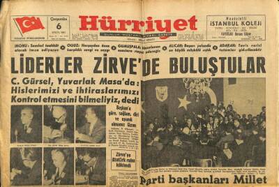 Hürriyet Gazetesi 6 Eylül 1961 - A. Çiftçi İçin Verilen İdam Kararı Bozuldu GZ77685 - 1