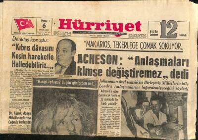 Hürriyet Gazetesi - 6 Eylül 1964 - 6 Aydır Uyuyan Adam Dün Uyandı GZ110292 - 1