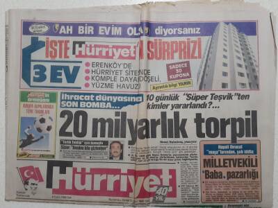 Hürriyet Gazetesi - 6 Eylül 1988 - Saddam Bela Arıyor GZ111742 - 1