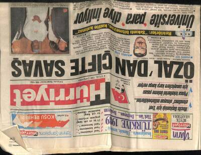 Hürriyet Gazetesi 6 Eylül 1989 - Doğum Günü Hediyesi GZ56986 - 1