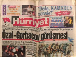 Hürriyet Gazetesi 6 Eylül 1990 - Turgut Özal- Gorbaçov Görüşmesi GZ64347 - 1