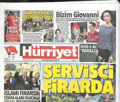 Hürriyet Gazetesi 6 Eylül 2019 - ABD Rüşvetini Reddetmiş - Bizde Müzeler Pahalı Mı GZ109999 - 1
