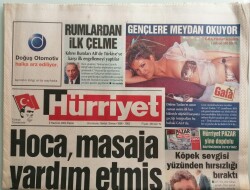 Hürriyet Gazetesi 6 Haziran 2004 Ankarada Heyecan Yaratan Çuval Olayı -GZ44564 - 1