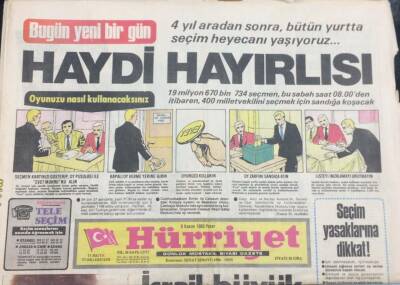 Hürriyet Gazetesi 6 Kasım 1983 İsrail , Büyük Saldırıya Hazırlanıyor GZ36105 - 1