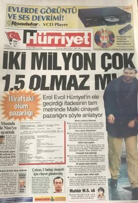 Hürriyet Gazetesi 6 Kasım 1999-Malki Cinayeti Pazarlığı GZ45342 - 2