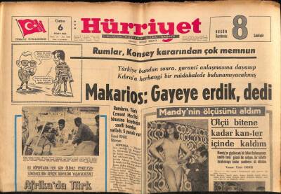 Hürriyet Gazetesi 6 Mart 1964 - İki Türk Almanyada 12 Milyon Liralık Bazmorfin Ve Afyonla Yakalandı GZ70949 - 2