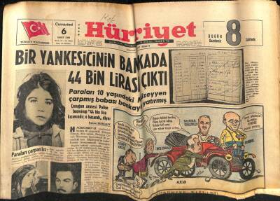Hürriyet Gazetesi 6 Mart 1965 - Papandreu , Rusyaya Davet Edildi GZ74855 - 1