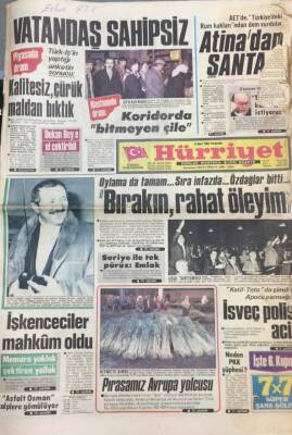Hürriyet Gazetesi 6 Mart 1985 Atinadan Şantaj GZ30788 - 1