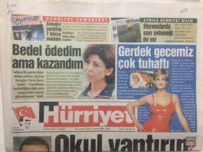 Hürriyet Gazetesi 6 Mart 2004 - Prenses DianaGerdek Gecemiz Çok Tuhaftı GZ32933 - 1