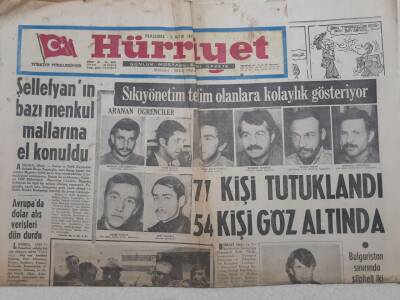 Hürriyet Gazetesi - 6 Mayıs 1971 - Sıkıyönetim Teslim Olanlara Kolaylık Gösteriyor GZ112769 - 1