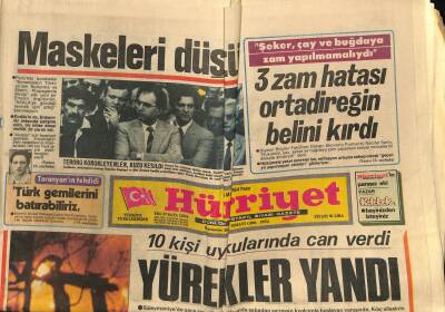 Hürriyet Gazetesi 6 Mayıs 1984 - İsveçli Herrey Kardeşler 145 Puanla Eurovision Birincisi GZ82044 - 1