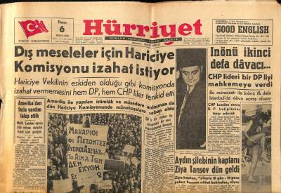 Hürriyet Gazetesi 6 Nisan 1958 - Konyada Doğumevinde Çıkan Yangın Güçlükle Söndürüldü GZ68902 - 2