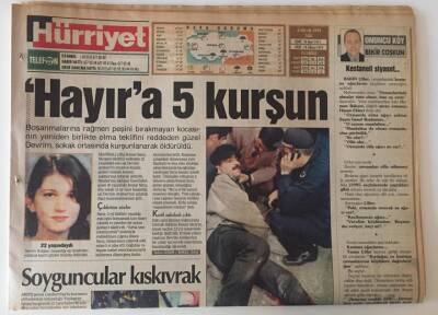 Hürriyet Gazetesi 6 Nisan 1999 - Rüştü Hem Kaptanlığı Hemde Formayı Kaybetti GZ13710 - 1