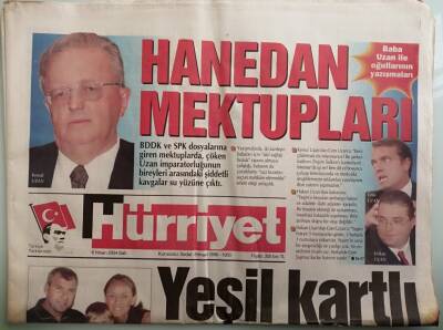 Hürriyet Gazetesi 6 Nisan 2004 CHP Suçluyu Buldu Anket Medya Ve İkinci Cumhuriyetçiler -GZ37920 - 1