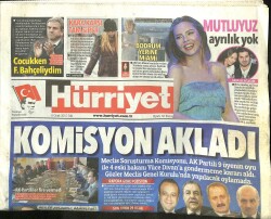 Hürriyet Gazetesi 6 Ocak 2015 - 4 Eski Bakanı Komisyon Akladı GZ101171 - 1