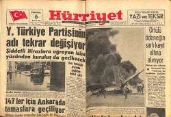 Hürriyet Gazetesi 6 Şubat 1961 - Y. Türkiye Partisinin Adı Tekrar Değişiyor GZ67449 - 1