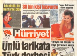 Hürriyet Gazetesi 6 Şubat 2005 - Angelina Jolie, Uçuş Öğretmenine İmzalı Sütyen Hediye Etti - Asena'dan AB Tehdidi GZ2538 - Gökçekoleksiyon