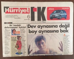 Hürriyet Gazetesi 6 Şubat 2005 - Sigara Ve Silah Üretiminin Sosyal Boyutu Olamaz GZ10054 - 1