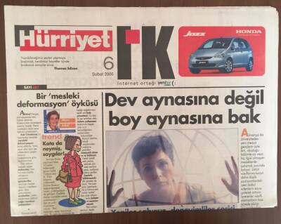 Hürriyet Gazetesi 6 Şubat 2005 - Sigara Ve Silah Üretiminin Sosyal Boyutu Olamaz GZ10054 - 1