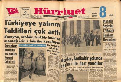 Hürriyet Gazetesi 6 Temmuz 1963 - Reşat Akşemsettinoğlunu Almanlar Hudut Dışı Ettiler GZ70935 - 2