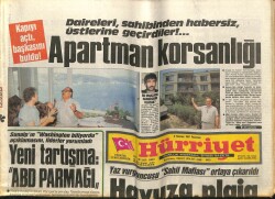 Hürriyet Gazetesi 6 Temmuz 1987 - 200 Kişi Bir Topun Peşinde ! GZ60872 - 2
