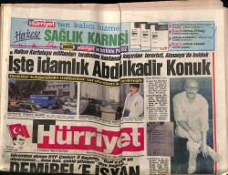 Hürriyet Gazetesi 6 Temmuz 1989 - Zeki Mürenden , Erkek Göbekçiye Övgü Ayol Bu Çocukta Çok İş Var GZ80826 - 1