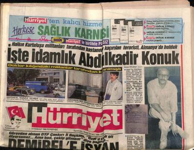 Hürriyet Gazetesi 6 Temmuz 1989 - Zeki Mürenden , Erkek Göbekçiye Övgü Ayol Bu Çocukta Çok İş Var GZ80826 - 1