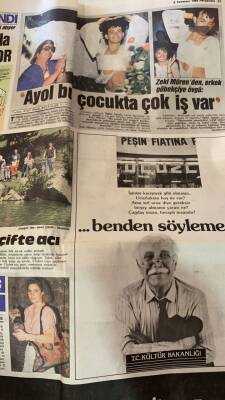 Hürriyet Gazetesi 6 Temmuz 1989 - Zeki Mürenden , Erkek Göbekçiye Övgü Ayol Bu Çocukta Çok İş Var GZ80826 - 2