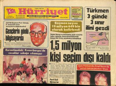 Hürriyet Gazetesi 7 Ağustos 1983 - Ajda Pekkan da Emel Sayın da Pahalı Takıya Paydos diyor GZ114388 - 1