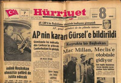 Hürriyet Gazetesi 7 Aralık 1963 - Christine Keeler 9 Aya Mahkum Oldu GZ81616 - 1