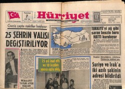 Hürriyet Gazetesi 7 Ekim 1968 - Türkiyeyi Ağ Gibi Saran Benzin Boru Hattı Kuruluyor GZ72069 - 1