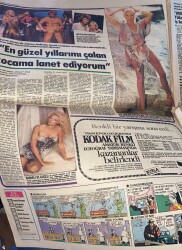 Hürriyet Gazetesi 7 Ekim 1982 - Gerçek James Bondun Dönüşü - Sylvie Vartan En Güzel Yıllarımı Çalan Kocama Lanet Ediyorum GZ113833 - 2