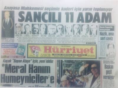Hürriyet Gazetesi 7 Ekim 1987 - Sancılı 11 Adam GZ42209 - 1
