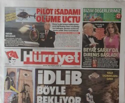 Hürriyet Gazetesi 7 Eylül 2018-Beyaz Sarayda Trumpa Direniş Manifestosu GZ45776 - 1