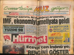 Hürriyet Gazetesi 7 Haziran 1989 - IMF Ekonomiyi Ameliyata Geldi GZ64396 - 1