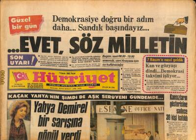 Hürriyet Gazetesi 7 Kasım 1982 - Suudi Arabistan Havayolları Atinadan Yemek Alacak - Kömür İşletmesinin Dev Binası Fuel-Oil İle Isıtılıyor GZ126099 - 1