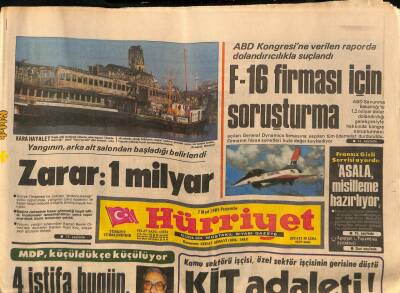 Hürriyet Gazetesi 7 Mart 1985 - ANAP Kongresi Savcılıkta GZ81623 - 1