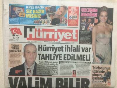 Hürriyet Gazetesi 7 Mart 2014 - Anayasa Mahkemesiİlker Başbuğ Tahliye Edilmeli GZ29454 - 1