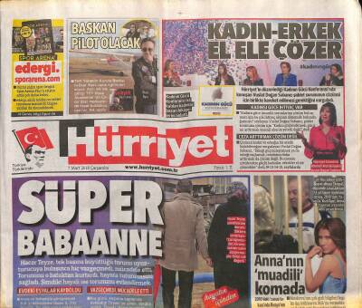 Hürriyet Gazetesi 7 Mart 2018 - 76 Yıllık Enkazı Microsoft Buldurdu - SPye Sürpriz İttifak Çıkışı GZ125622 - 1