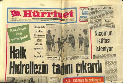 Hürriyet Gazetesi 7 Mayıs 1973 - Münir Nurettin Ayhan Işıka Şarkı Tavsiye Etti GZ99220 - 1