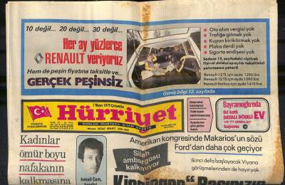 Hürriyet Gazetesi 7 Mayıs 1975 - Petrol-iş Sendikası Başkanı , Eski Bakanla Yeni Bakanı Açık Oturuma Çağırdı GZ118485 - 1