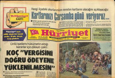 Hürriyet Gazetesi 7 Mayıs 1978 - Hülya Koçyiğit Londra Paris Ve Milanoda Tatilini Geçirecek GZ117594 - 1