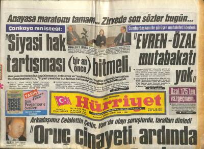 Hürriyet Gazetesi 7 Mayıs 1987 - Prenses Diananın Ay Yıldızlı Elbisesi GZ115274 - 1