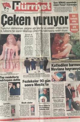 Hürriyet Gazetesi 7 Mayıs 1997-Muğlada Köpekbalığı Paniği GZ45350 - 1