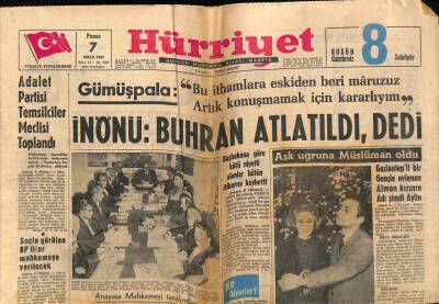 Hürriyet Gazetesi 7 Nisan 1963 - Adalet Partisi Temsilciler Meclisi Toplandı GZ67427 - 2