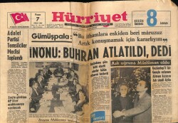 Hürriyet Gazetesi 7 Nisan 1963 - Adalet Partisi Temsilciler Meclisi Toplandı GZ67427 - 1