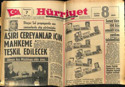 Hürriyet Gazetesi 7 Nisan 1966 - Paşabahçe Krizi Türk İş İle Sendikaların Arasını Açtı GZ54966 - 1
