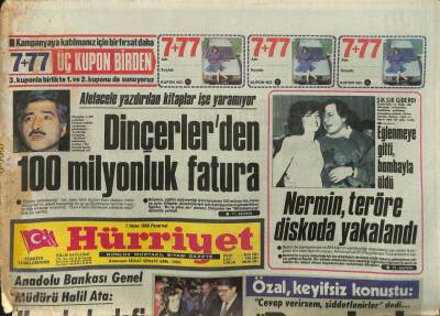 Hürriyet Gazetesi 7 Nisan 1986 - NasırKahve Beklerken Tokat Yedik,Karadeniz Takımı Sarıyeri 2. yarıda yıktı GZ95027 - 1